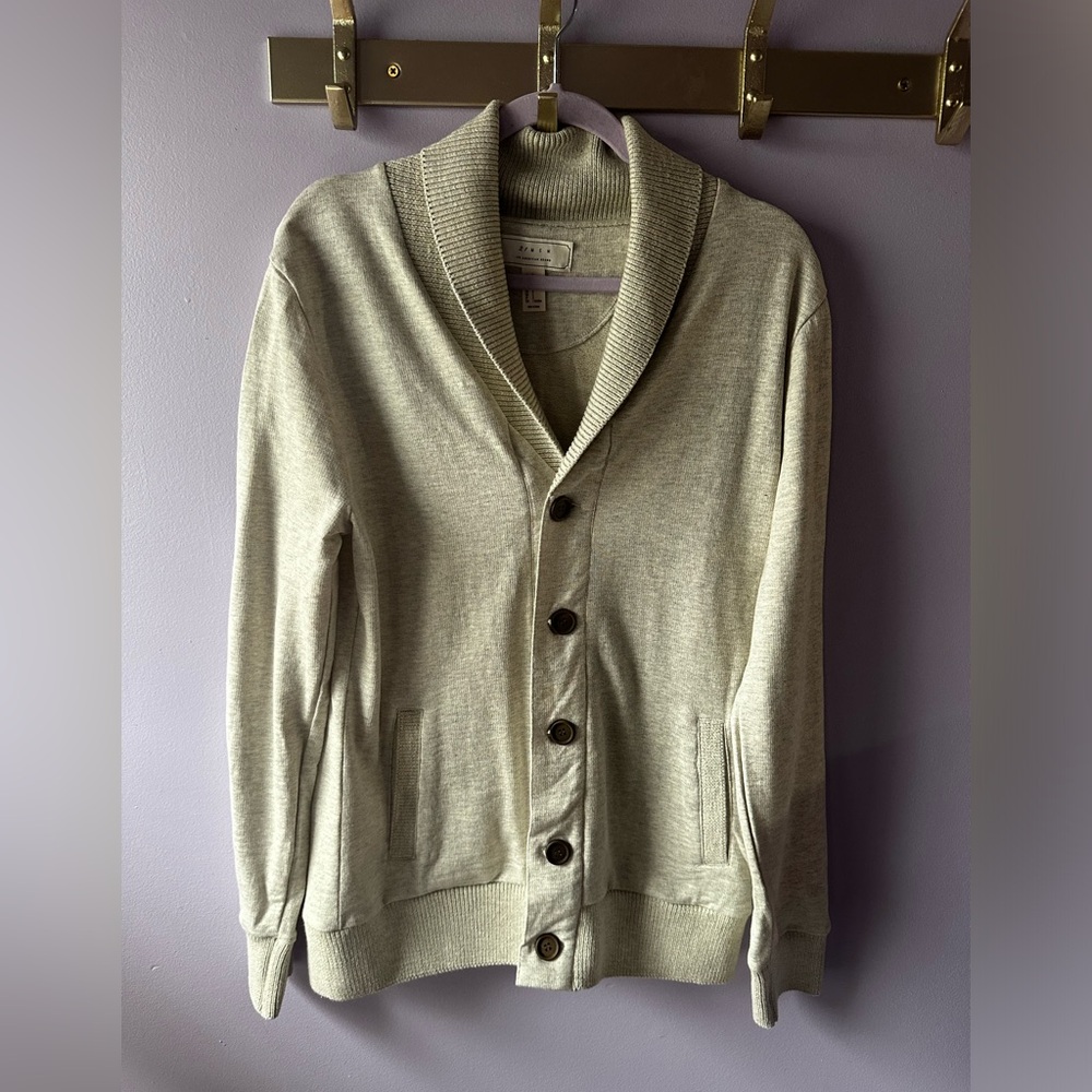 21 Men Beige Cardigan Size S